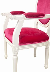 купить стильный Мягкий стул с подлокотниками Diella Pink в Санкт-Петербурге