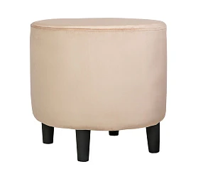 Дизайнерский пуф Drum Beige в интерьере в Санкт-Петербурге