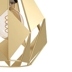 купить 43909 Люстра CARLTON, 3X60W (E27), L805, B205, H1100, сталь, золотой в Санкт-Петербурге