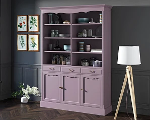 заказать Двухсекционный шкаф Leontina Lavanda для посуды арт ST9330/3L в Санкт-Петербурге
