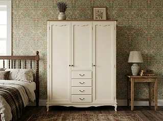 купить стильный Шкаф "Леонтина (Leontina)" для одежды с ящиками арт ST9327/34 в Санкт-Петербурге