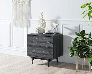 Комод "Boho" 2 ящика с рыбами арт BH03 в интернет-магазине в Санкт-Петербурге