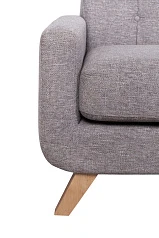 Диван скандинавский на ножках Uter серый в Санкт-Петербурге
