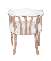 заказать Мягкий стул с подлокотниками Tanner White Leather в интернет-магазине в Санкт-Петербурге