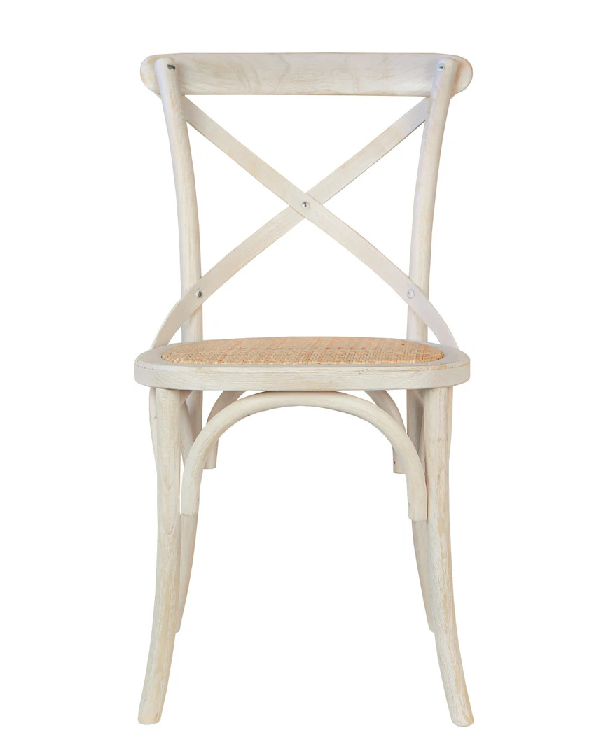 стильный Стул ретро Cross Back White Brush в Санкт-Петербурге