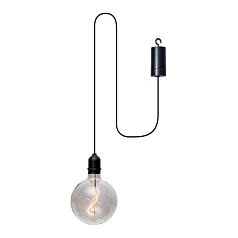 стильные 900208 Уличный потолочный светильник VIGNANELLO, LED 1X0,06W, IP44, H195, ?125, пластик, черный/пластик, черный полупрозрачный в Санкт-Петербурге