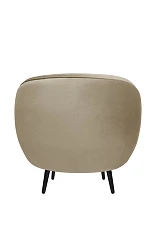 купить Мягкое кресло Small Benee Taupe на черных ножках в Санкт-Петербурге