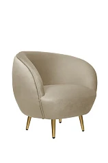 красивое Мягкое кресло для гостиниц Small Benee Taupe в Санкт-Петербурге