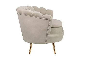 Дизайнерский двухместный диван Pearl Double Taupe в интерьере в Санкт-Петербурге