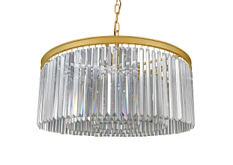 Люстра Prism Bronze 80 в интерьере в Санкт-Петербурге