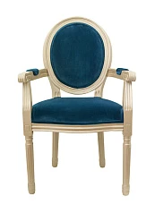 купить стильный Мягкий стул с подлокотниками Volker Arm Gold в интернет-магазине в Санкт-Петербурге