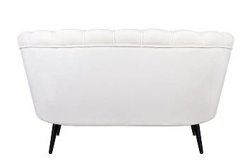 Диван ракушка Pearl Double Beige на черных ножках в Санкт-Петербурге