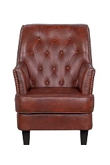 Кожаное кресло Noff Leather V2 в интерьере в Санкт-Петербурге