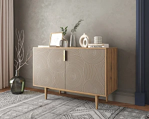 Комод с двумя дверками "Line" R18/beige в Санкт-Петербурге