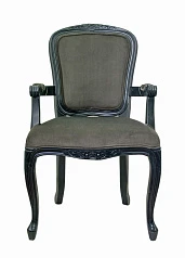 красивый Мягкий стул с подлокотниками Gran Arm Grey в интернет-магазине в Санкт-Петербурге