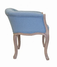 Низкое кресло Kandy Light Blue в интерьере в Санкт-Петербурге