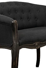 Двухместный дизайнерский диван Kandy Double Black Old в интернет-магазине в Санкт-Петербурге