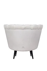 купить Кресло ракушка Pearl Beige на черных ножках в Санкт-Петербурге