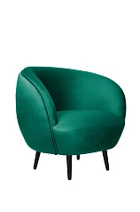 фото Мягкое кресло Small Benee Green V2 на черных ножках в Санкт-Петербурге