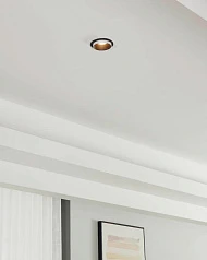 купить 900453 Встраиваемый светильник CAROSSO, 35W (GU10), ?93, алюминий, черный, белый в интернет-магазине в Санкт-Петербурге