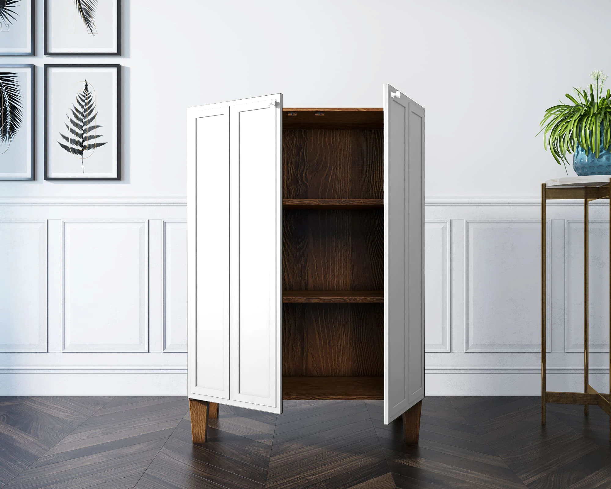купить Шкаф-буфет "Andersen" малый арт AN18WH в интернет-магазине в Санкт-Петербурге