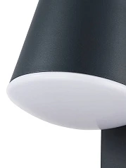 97146 Уличный светильник настен. CALDIERO, 10W(E27), L140, H240, A185, гальван. сталь, антрацит/плас в Санкт-Петербурге