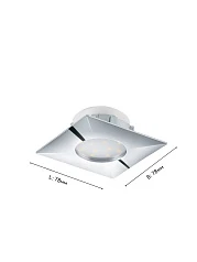 заказать стильные 95798 Светодиодный встраиваемый светильник PINEDA в Санкт-Петербурге