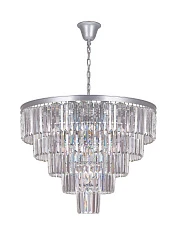 купить красивые Люстра Odeon 5 Rings Silver в Санкт-Петербурге