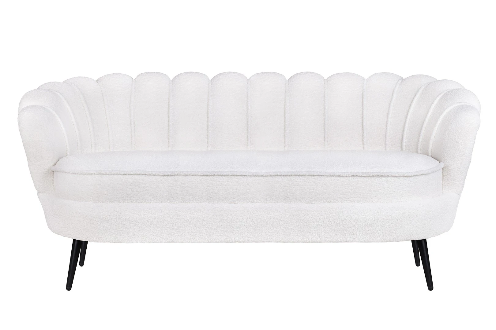 фото Диван ракушка для гостиниц Pearl Triple Boucle на черных ножках в Санкт-Петербурге