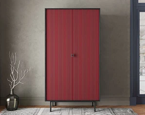 купить стильный Шкаф двухдверный "Emerson" арт EM091/red/L в Санкт-Петербурге
