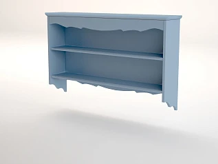 Полка "Leontina Blue" для книг арт ST9325B в интерьере в Санкт-Петербурге