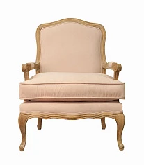 Мягкое полукресло с подлокотниками Nitro Beige Velvet в Санкт-Петербурге