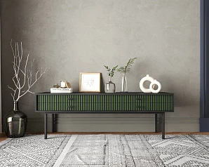 Консоль с двумя ящиками "Emerson" арт EM23/green/L в интернет-магазине в Санкт-Петербурге