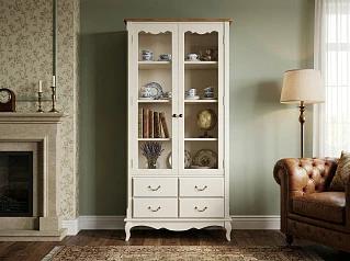 купить Шкаф "Леонтина (Leontina)" для посуды высокий 4 ящика  арт ST9355/4 в интернет-магазине в Санкт-Петербурге