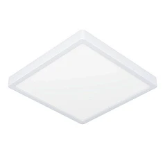 900592 Накладной светильник диммируемый FUEVA 5, 20,5W (LED), 3000K, L285, B285, H28, сталь, белый / пластик, белый в интерьере в Санкт-Петербурге