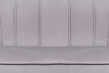 Дизайнерский диван для гостиниц Pearl Triple Grey на черных ножках в Санкт-Петербурге