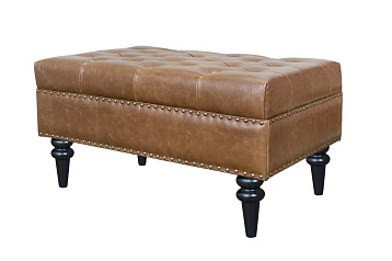 Банкетка Karo Brown leather в интернет-магазине в Санкт-Петербурге