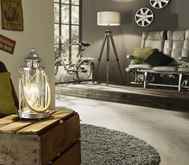 Настольная лампа BRADFORD 49284 в интерьере в Санкт-Петербурге