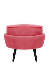 купить красивые Пуф Pearl Adorn Karmin на черных ножках в Санкт-Петербурге