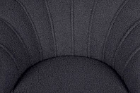 фото Низкое кресло Pearl Black Boucle в интерьере в Санкт-Петербурге