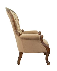 Классическое кресло Madre Light Brown в интерьере в Санкт-Петербурге