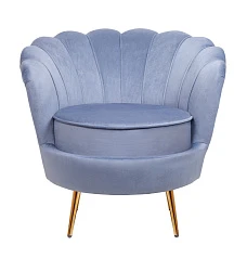 красивое Низкое кресло ракушка Pearl Sky на заказ в Санкт-Петербурге