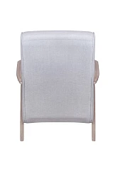 Низкое кресло Fobos light grey в интерьере в Санкт-Петербурге