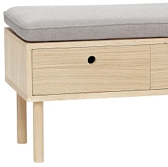 купить БАНКЕТКА С ПОДУШКОЙ HUBSCH в интернет-магазине в Санкт-Петербурге