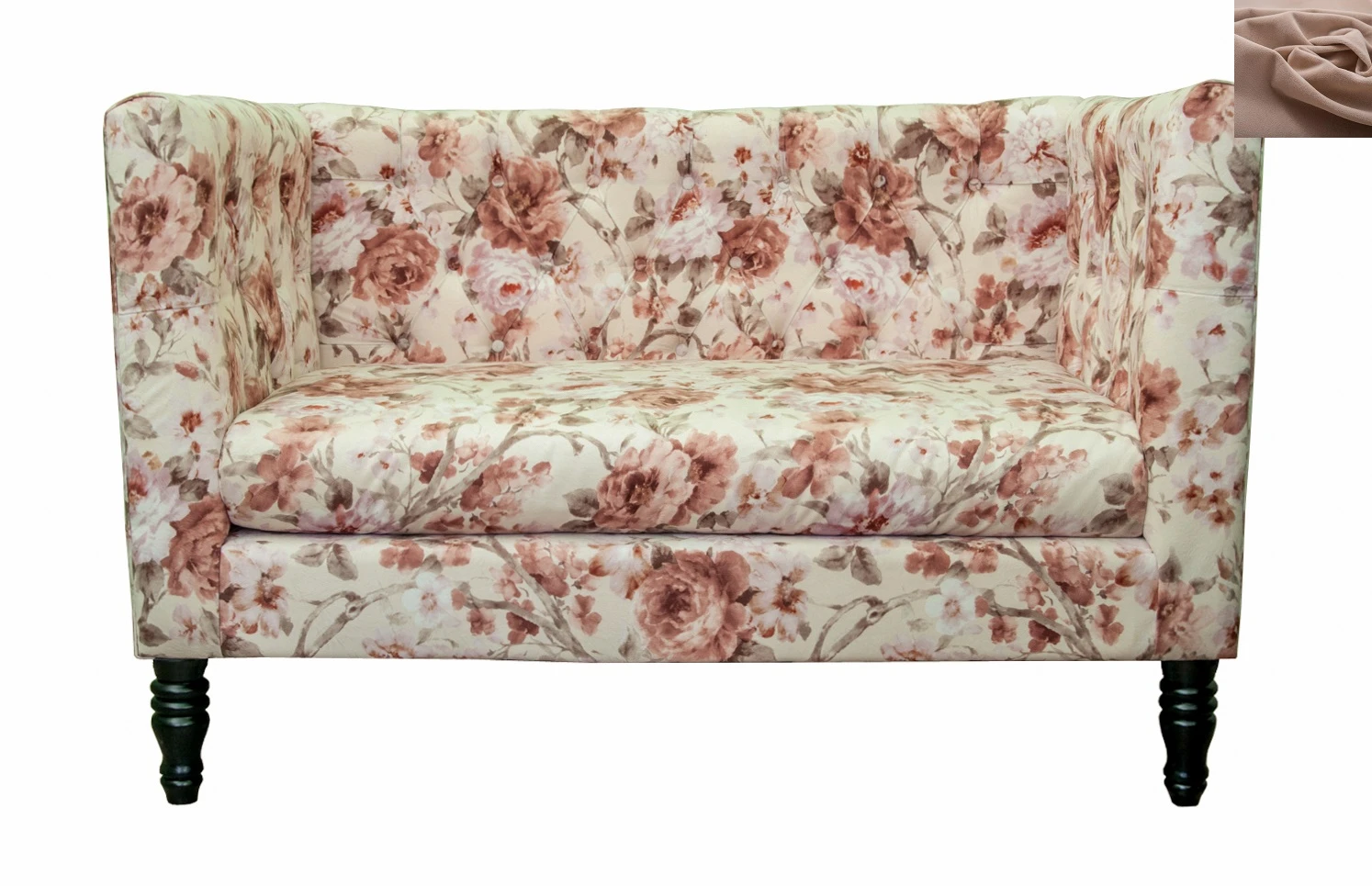 купить Диван прованс Rose Flower коричневый в Санкт-Петербурге