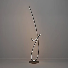 902349 Светодиодный торшер с регулировкой цветовой температуры CARDONCITO, 20W(LED), 2700K, 4000K, 6500K, 2400lm, сталь, черный, белый в Санкт-Петербурге