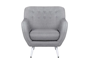 Низкое кресло Fuller Grey V2 в интерьере в Санкт-Петербурге