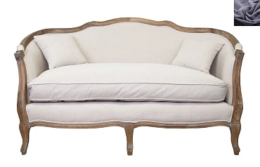 заказать Диван ампир Darcy 2 цвет серый в Санкт-Петербурге