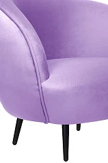 заказать Мягкое кресло Small Benee Purple на черных ножках в Санкт-Петербурге