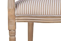 красивый Мягкий стул с подлокотниками Volker Arm Orange Pinstripe на заказ в Санкт-Петербурге